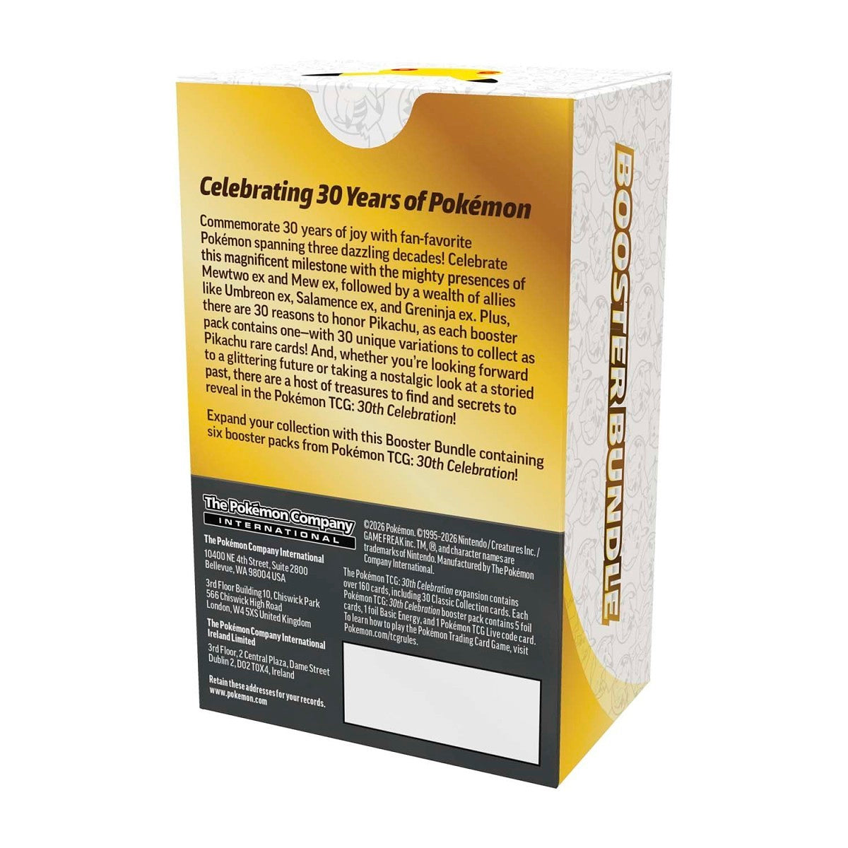 Pokemon 30th Anniversary Booster Bundle