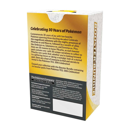 Pokemon 30th Anniversary Booster Bundle