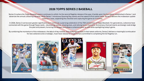 2026 Topps Series 2 Baseball Hanger Box
